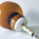 Suspension en opaline caramel