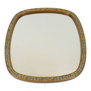 miroir des années 1950 - bois