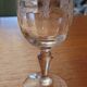 Verres à pied fin XIX ème