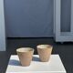 Set of 2 cups / mug Indonesian ceramic (matte brown)