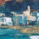 Huile signée Josep Teixido "Plage de Cadaqués"