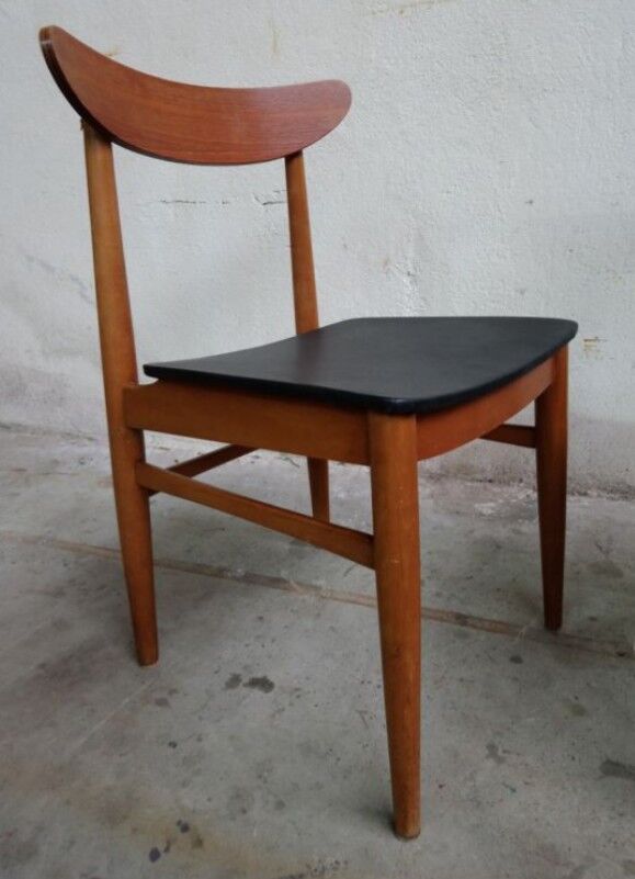 Série de 6 chaises scandinaves