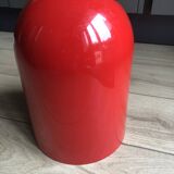 Vintage red paper bin MAKIO HASUIKE Gedy Italy