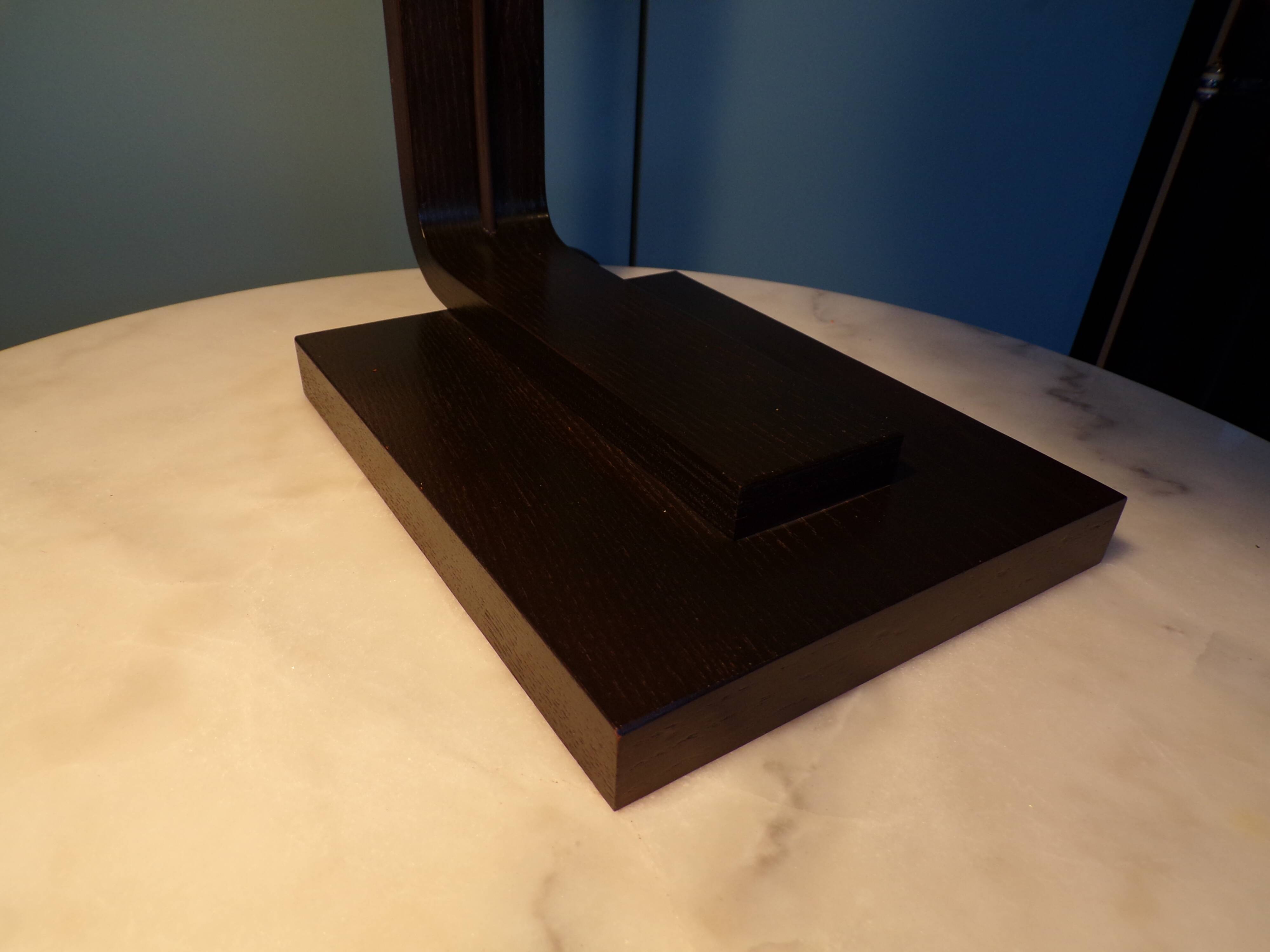 Scandinavian wooden lamp