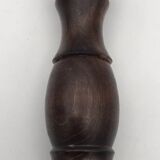 Vintage pepper mill in wood and silver, fisher silversmith 1937, italy