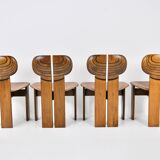 Africa dining chairs by Afra & Tobia Scarpa for Maxalto, 1975, set of 4