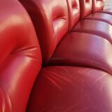 Suite of 5 vintage modular armchairs 60s