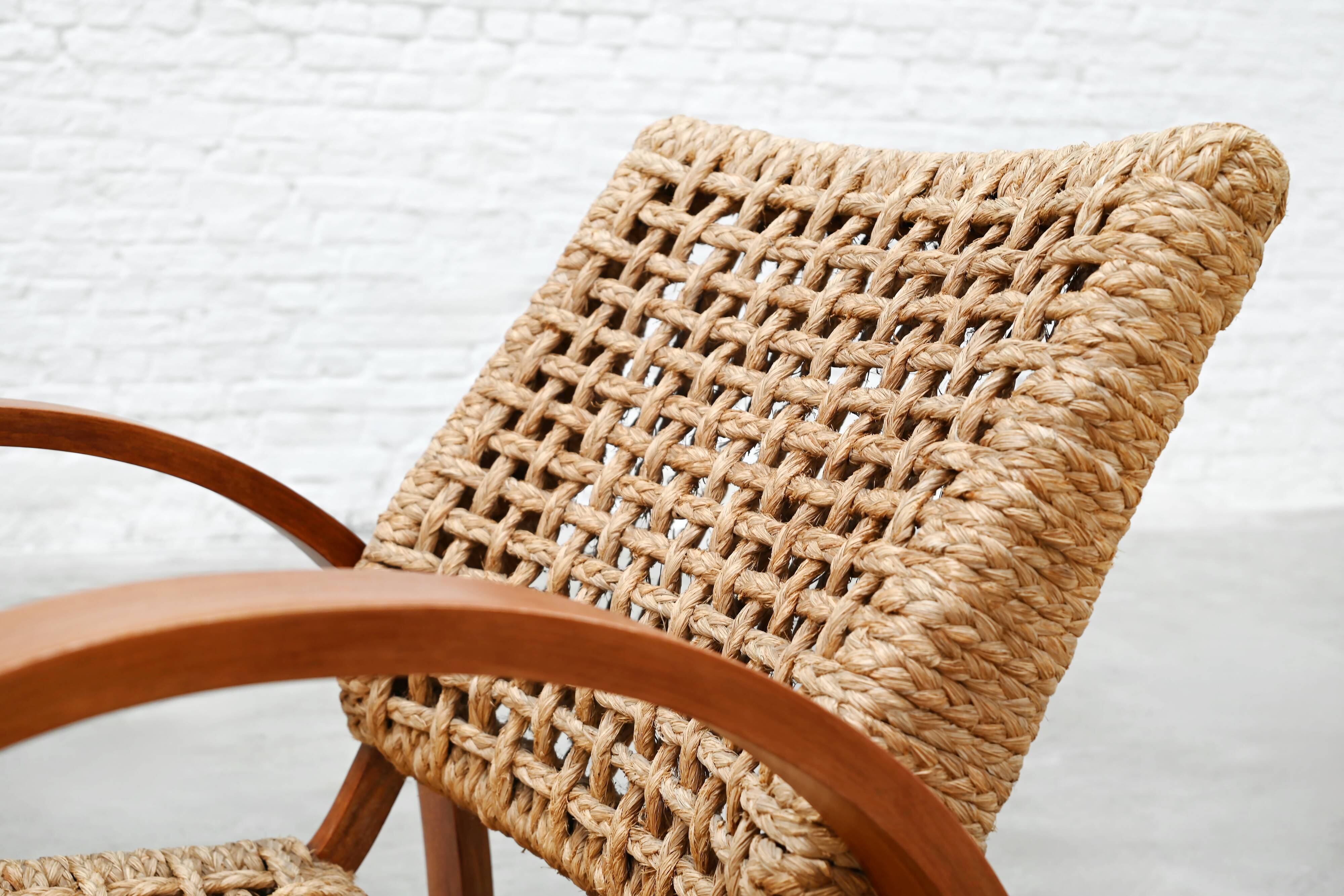 French Rope Easy Chairs, Art Deco 1940's