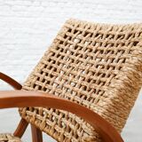 French Rope Easy Chairs, Art Deco 1940's