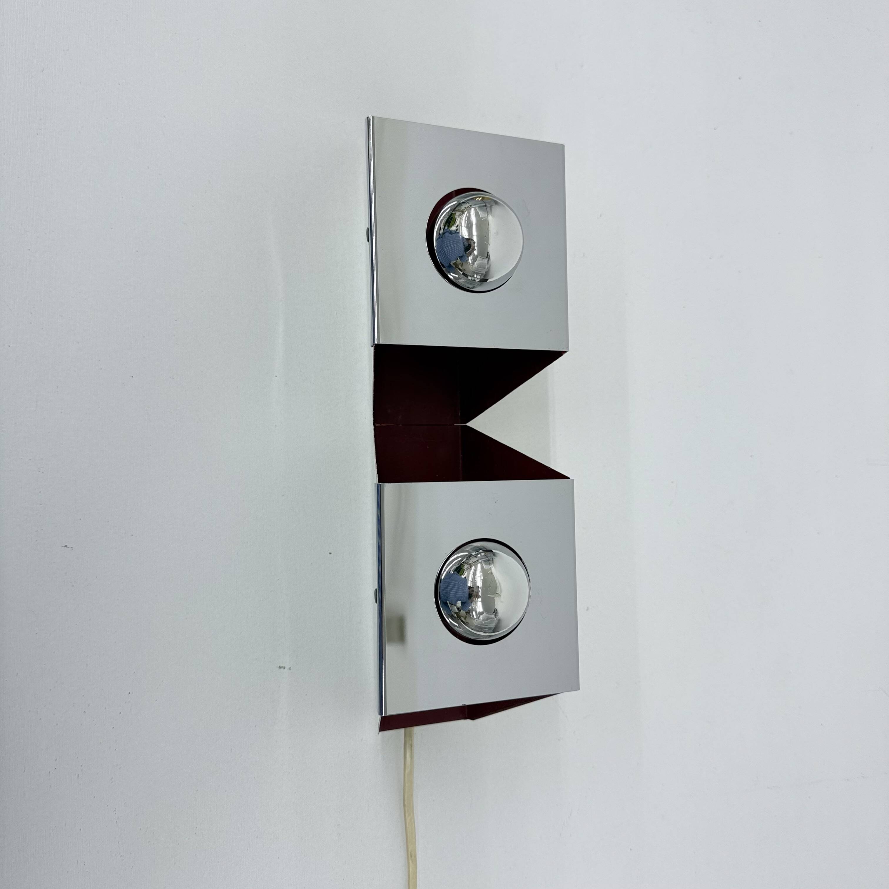 Vintage wall lamp space age , 1970s
