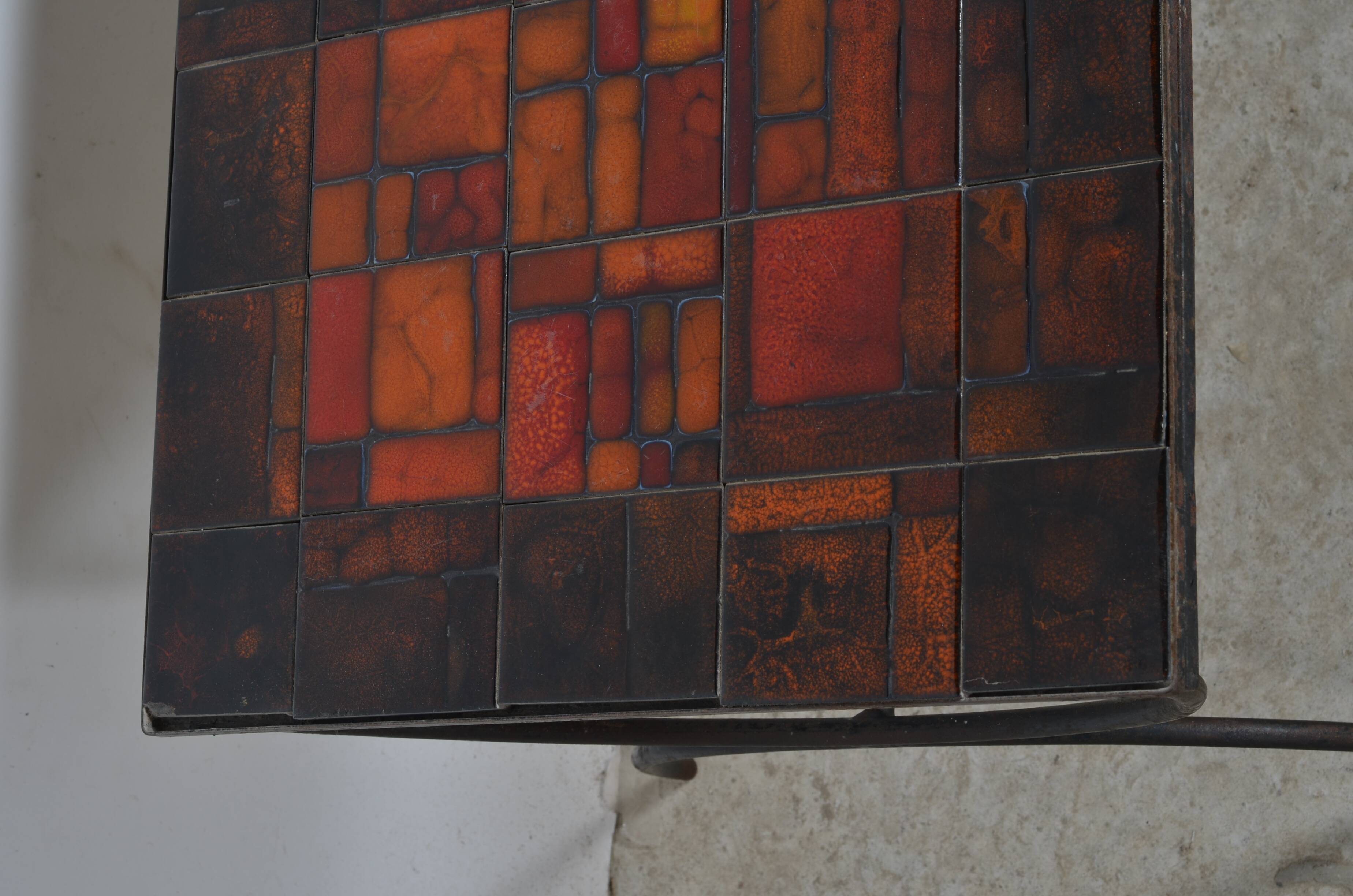 Vintage ceramic coffee table