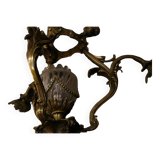 Art nouveau bronze chandelier, 1900s