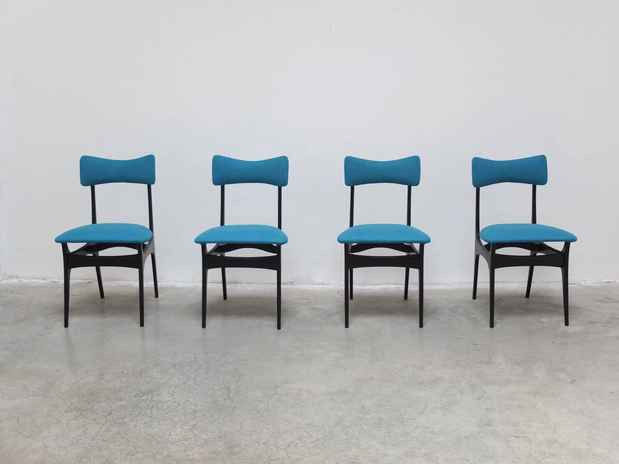 Set of 4 'S3' dining chairs by Alfred Hendrickx for Belform, 1950s