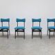 Set of 4 'S3' dining chairs by Alfred Hendrickx for Belform, 1950s