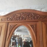 Solid oak dressing cabinet