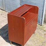 Mid-century modernist sideboard in vintage rosewood Scandinavian style
