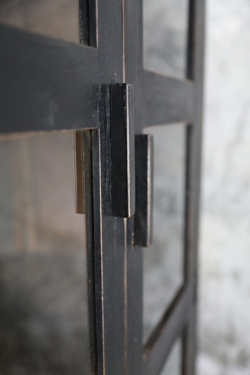 Showcase 2 doors 4 shelves, unique piece