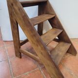 Stepladder or wooden staircase