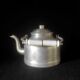 Aluminum kettle white porcelain handle