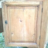 old two-body sideboard in vintage honey-colored pine