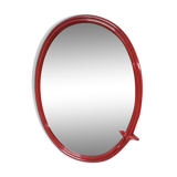 Oval cast iron mirror 39x49cm