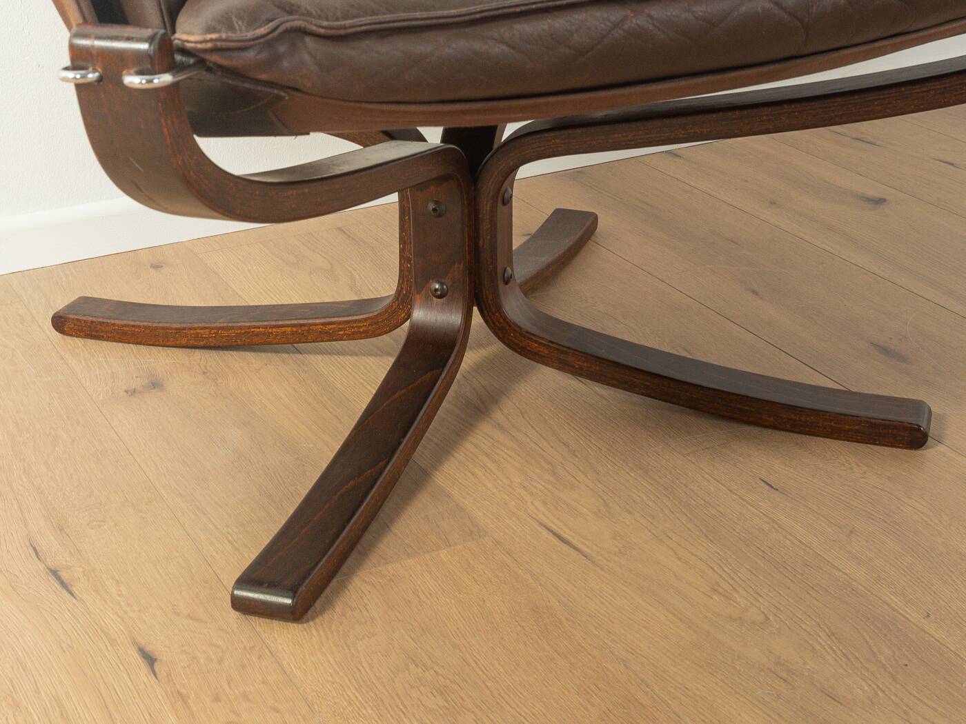 Falcon chair with footstool by Sigurd Ressell for Vatne Møbler