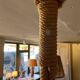 Lustre en corde 1970 Berthes Glasser