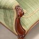 Antique Louis-Philippe canapé in mahogany and velvet, Italy, 19th century