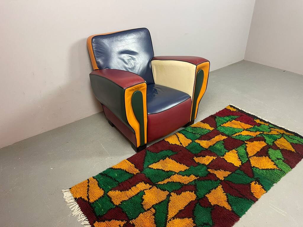 Peter van Zoetendaal “Hip Hop” Armchair, Dutch Postmodern Design.