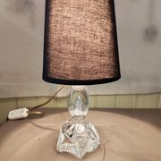Pied de lampe vintage en verre