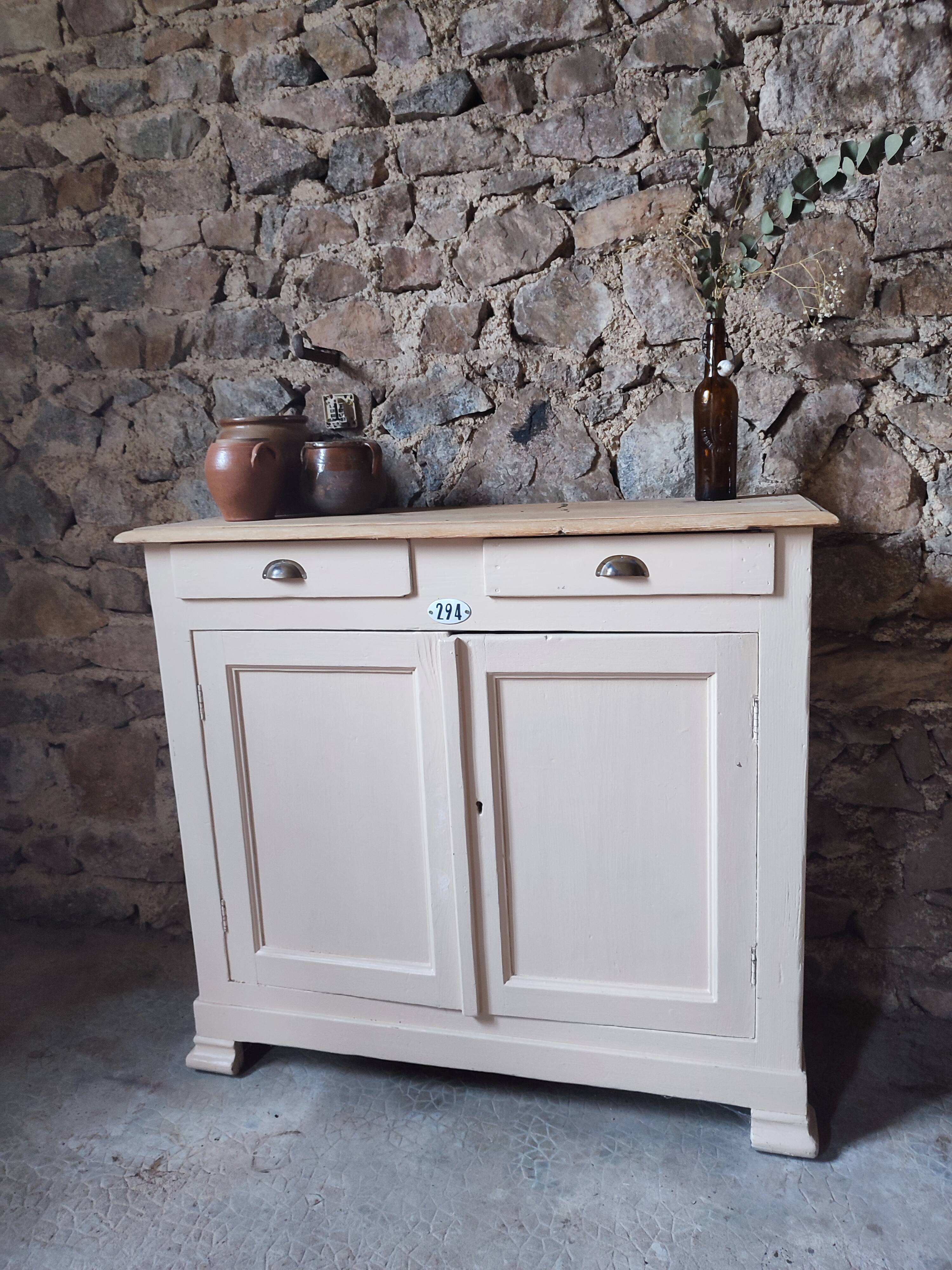 Antique low sideboard