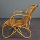 Rattan armchair Dutch Design Belse 8, 1950
