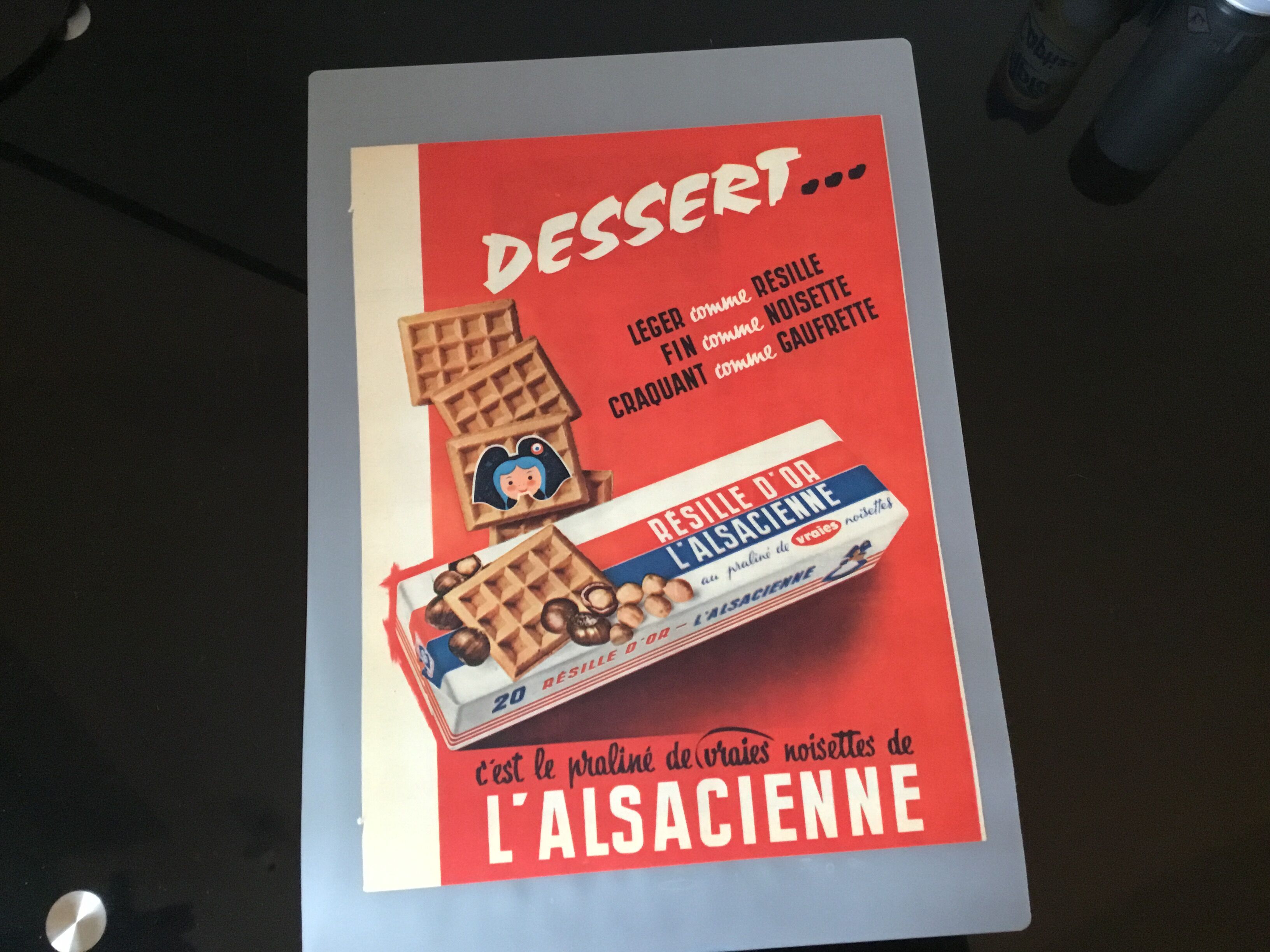 Vintage advertising to frame