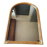 Rattan mirror