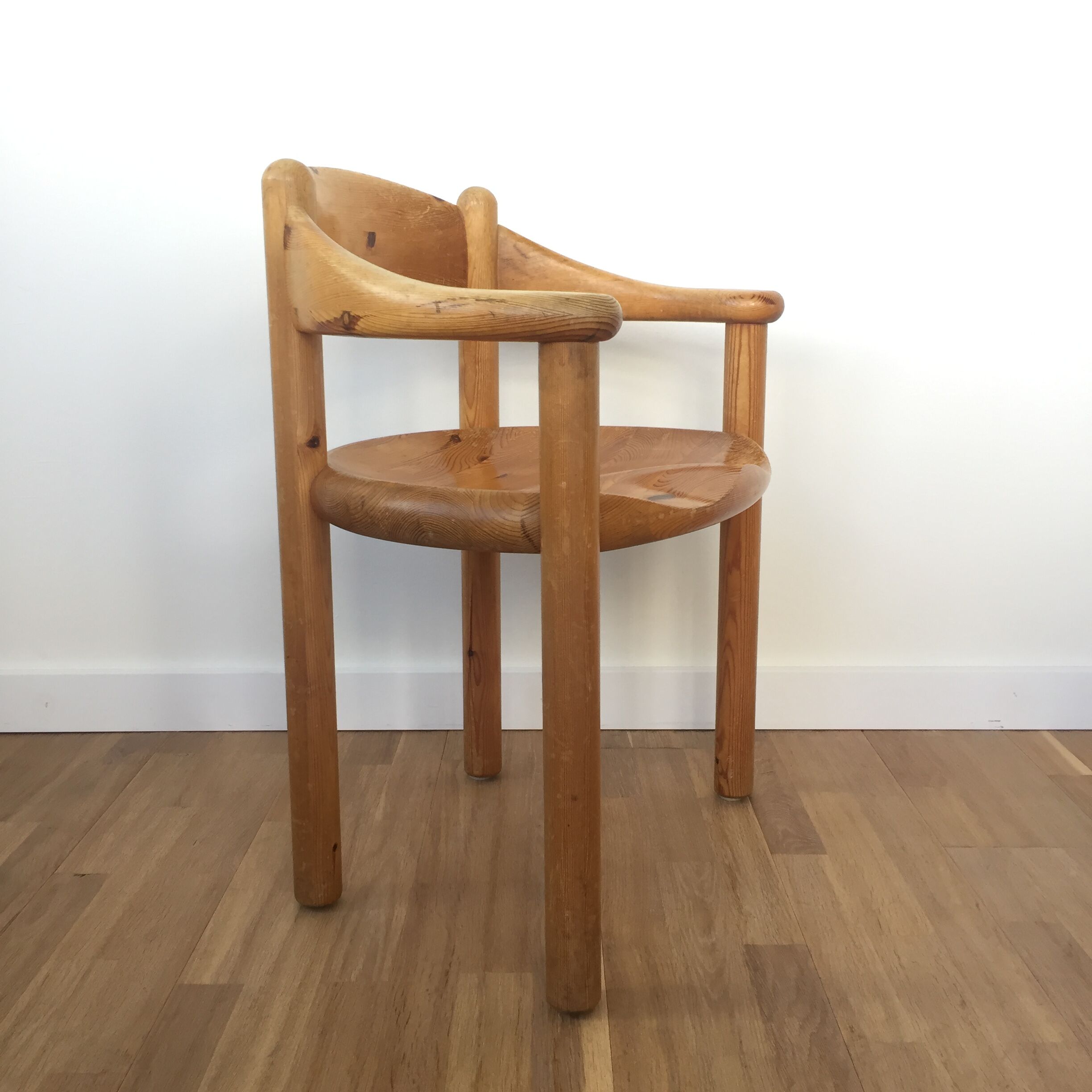Set of 4 pine wood dining chairs by Rainer Daumiller ed. Hirtshals Savværk, 1970s