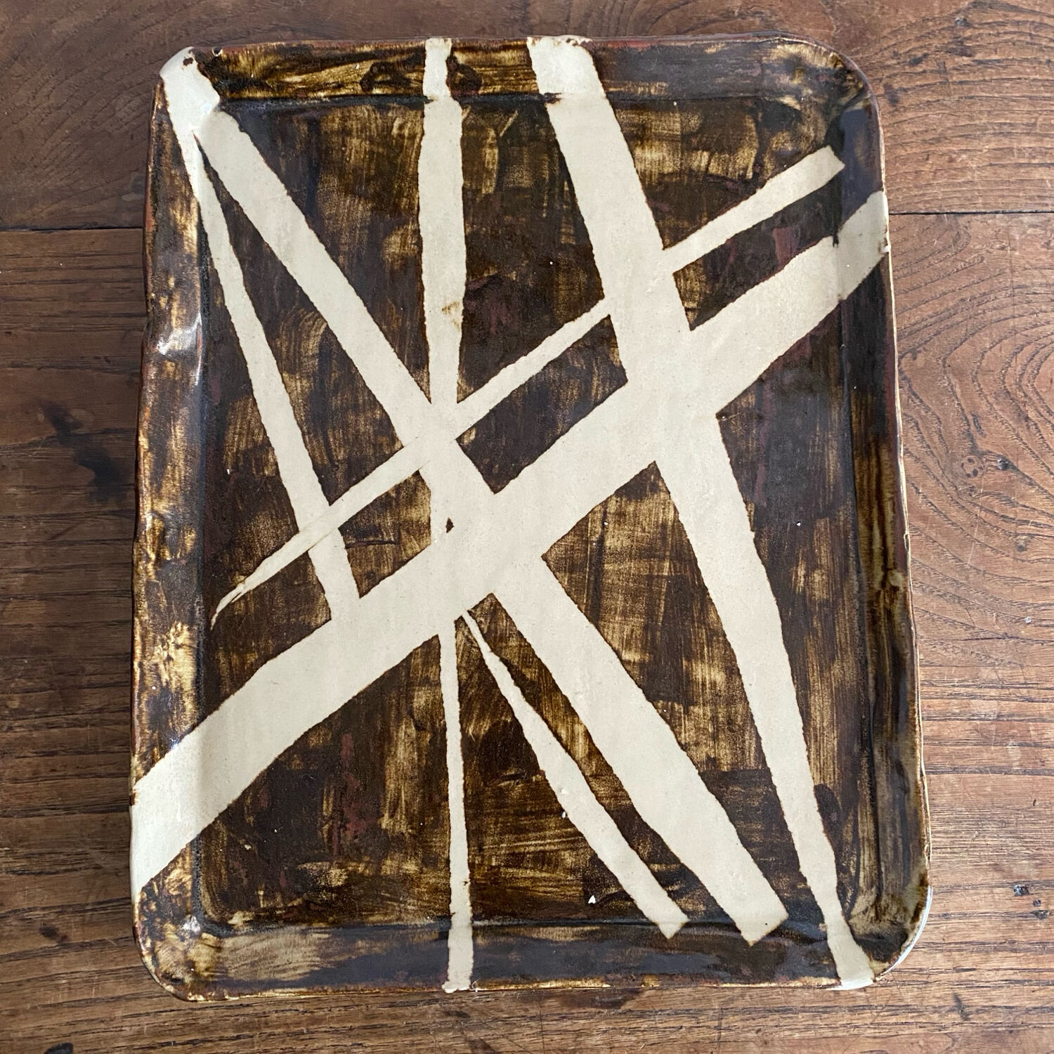 Handmade ceramic tray