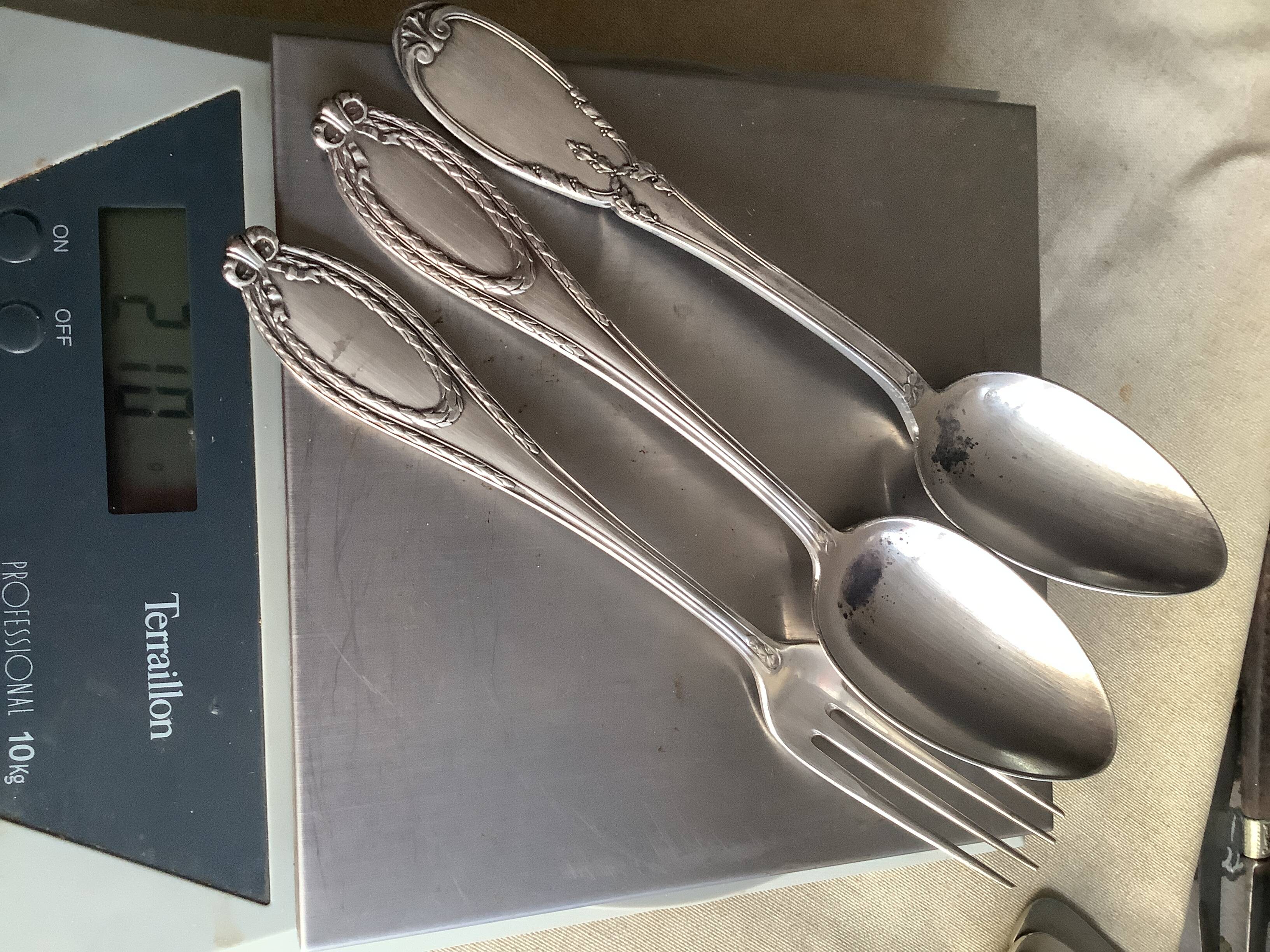 Silver cutlery