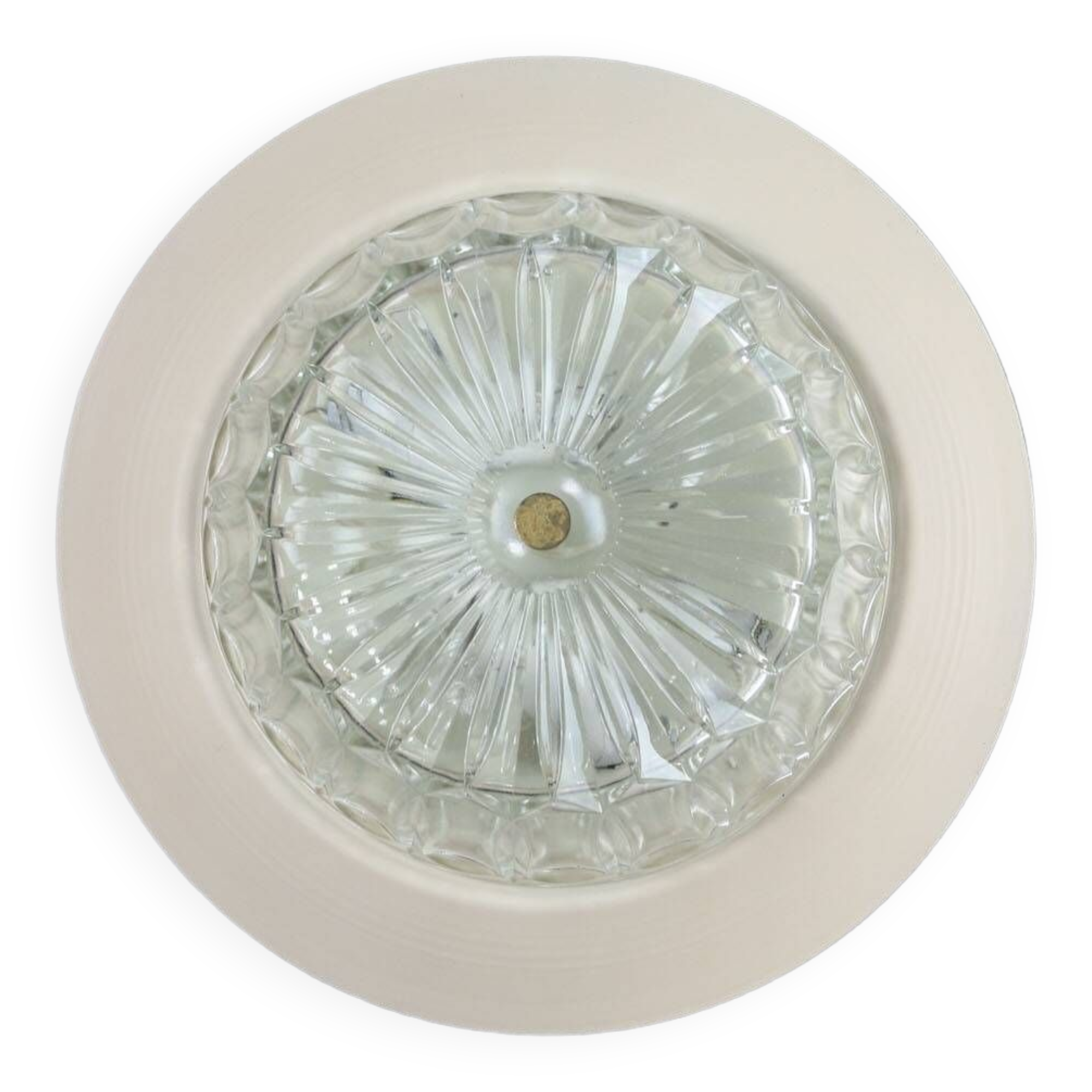 Mid-century Crystal Wall or Ceiling Lamp