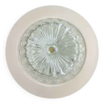 Plafonnier en cristal du milieu du siècle