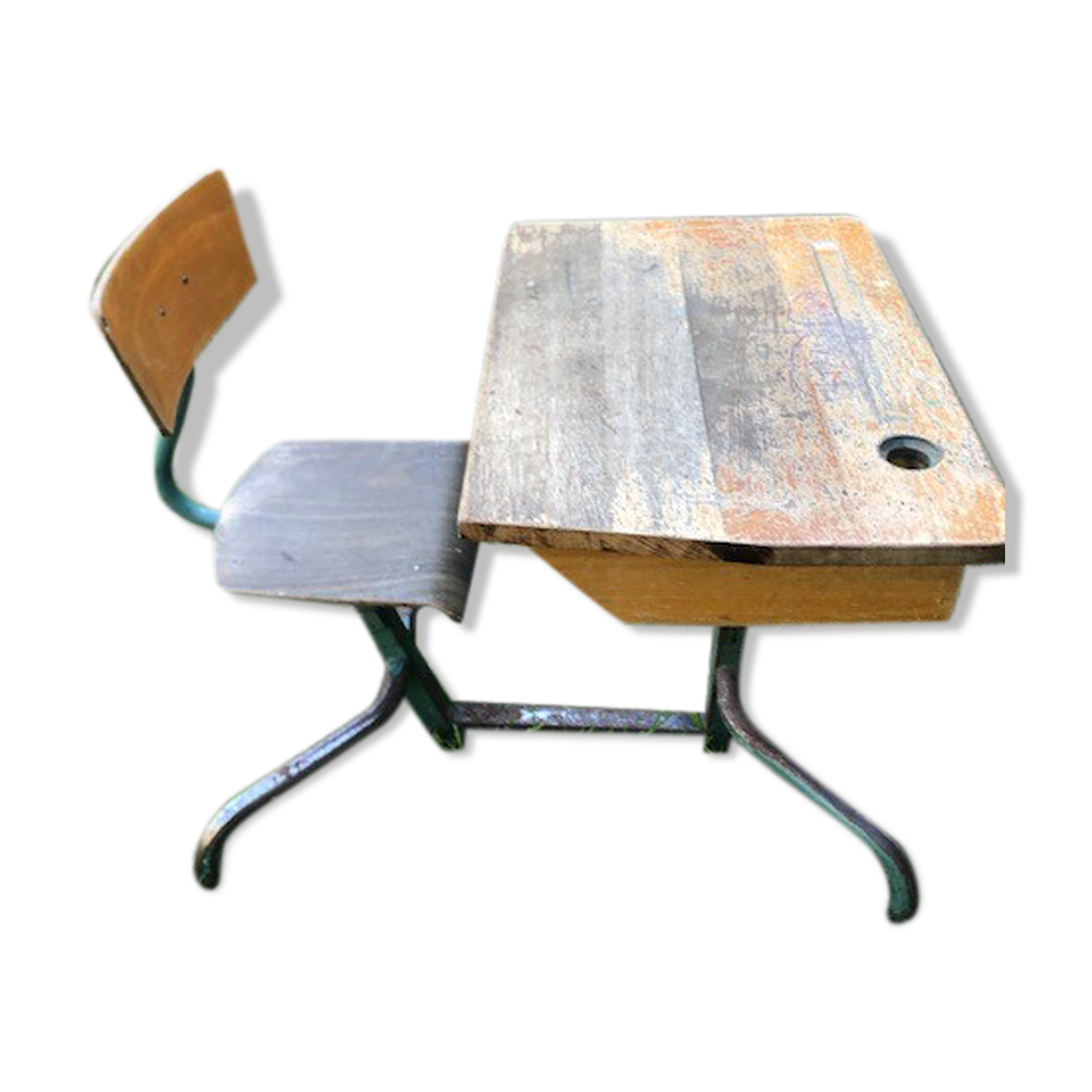 Single seat school desk