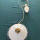 Suspension opaline rises down 1920s (number 8)