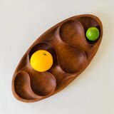 L46cm teak tray by Laur Jensen for Odense Denmark