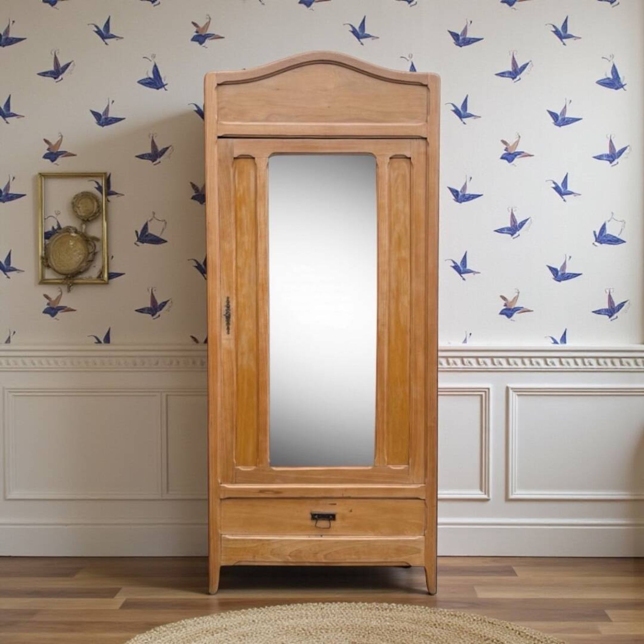 Armoire parisienne art déco miroir biseauté 1920