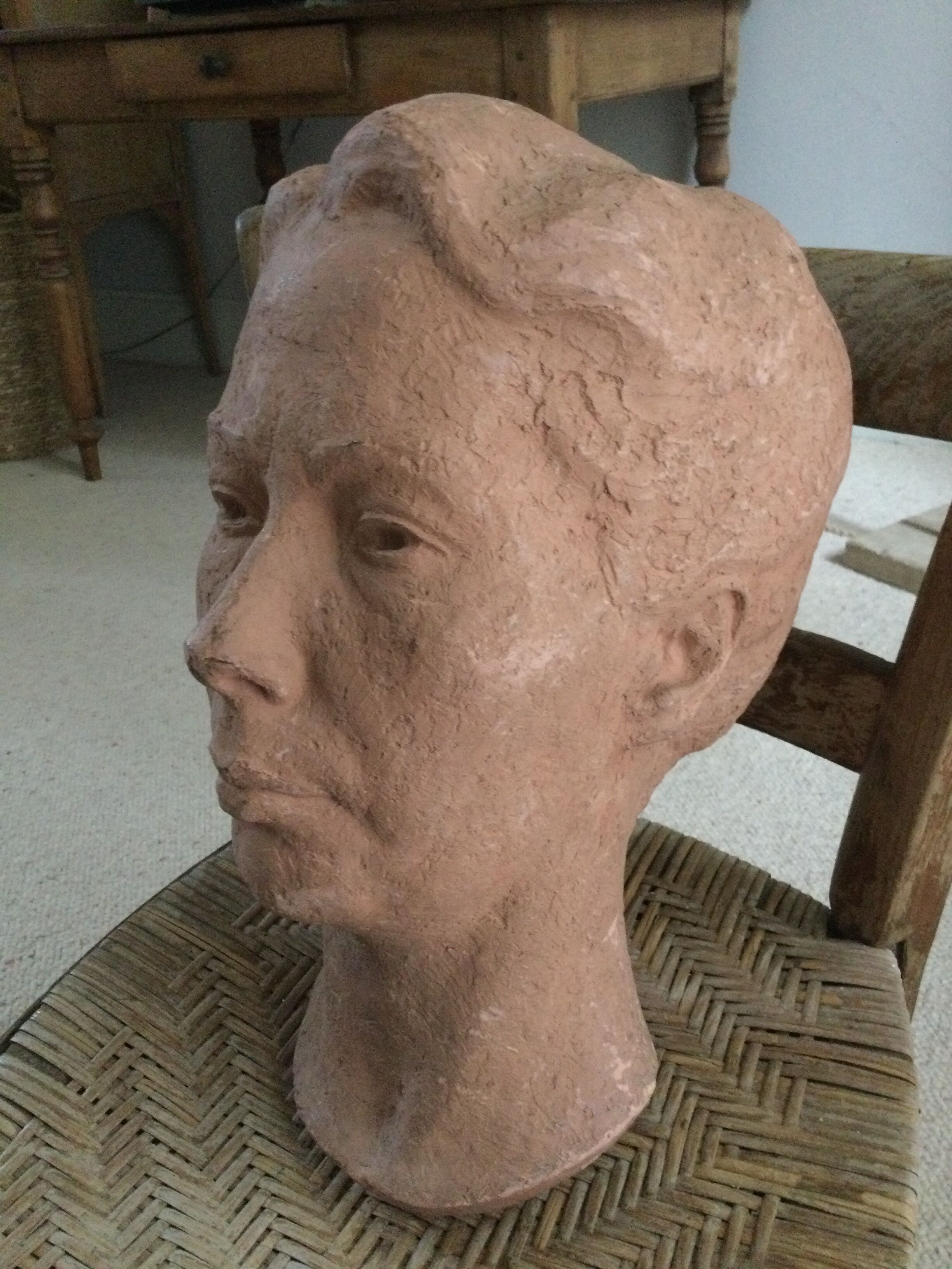 Terracotta bust
