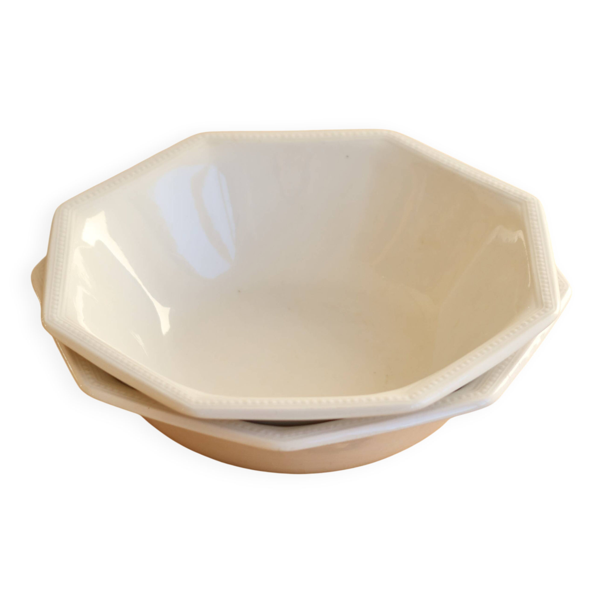Vintage porcelain bowls English Johnson Brothers model Pearl