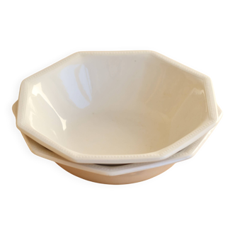 Vintage porcelain bowls English Johnson Brothers model Pearl