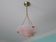 Suspension with Gradient Pink Shade and Braided Rope, 1940s