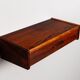 Pair of Scandinavian floating nightstands rosewood Denmark 1960