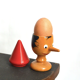 Paire de coquetiers Pinocchio