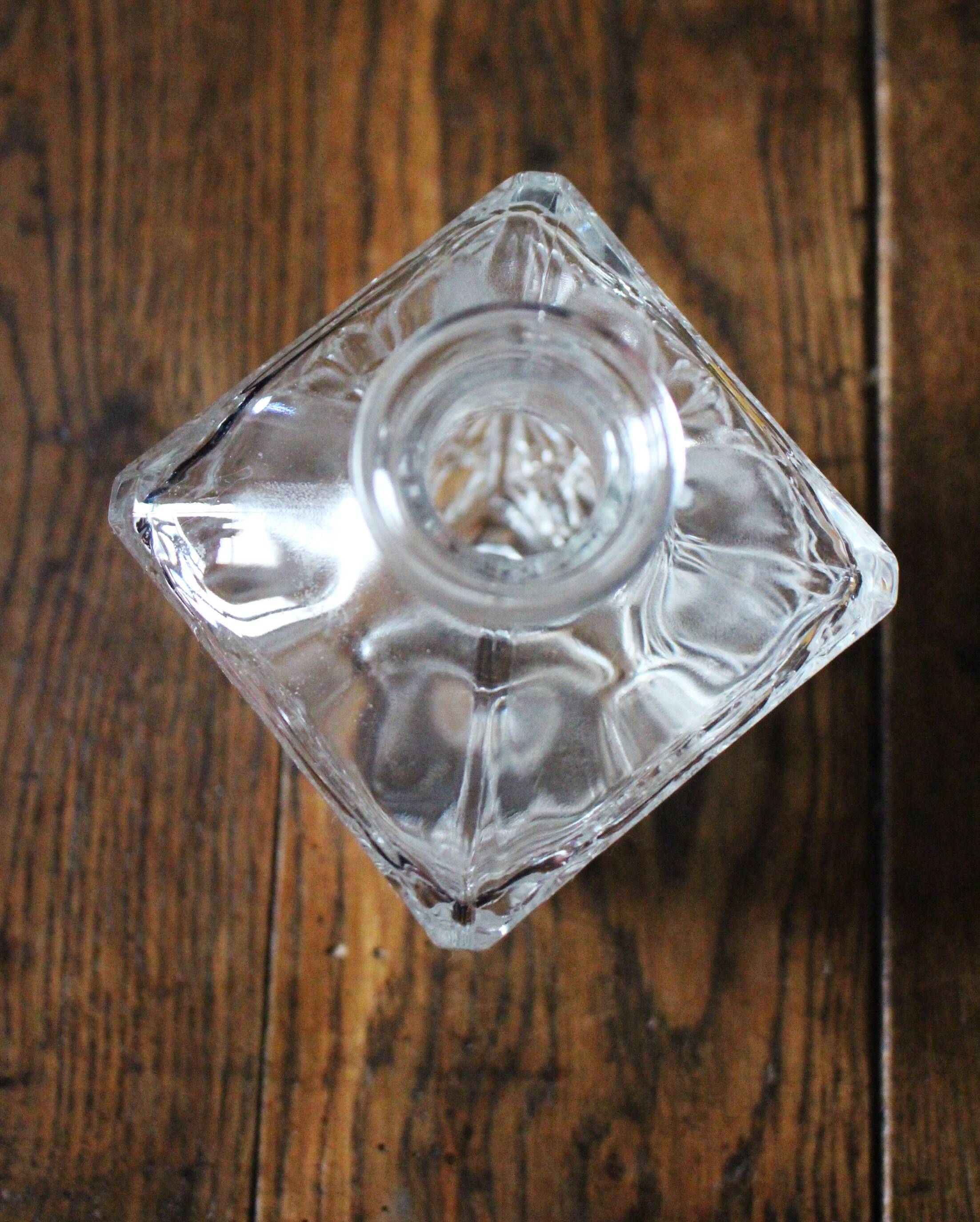 80s crystal star whiskey carafe